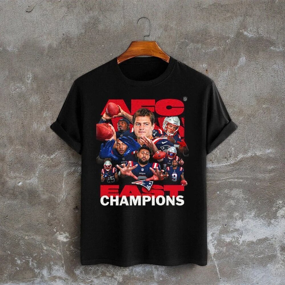 New England Patriots Champions 2025 AFC East Unisex T-Shirt